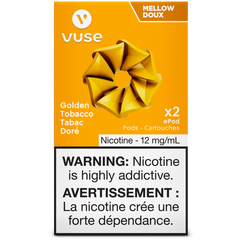 VUSE GOLDEN TOBACCO ePOD POD 12MG MISTER VAPOR