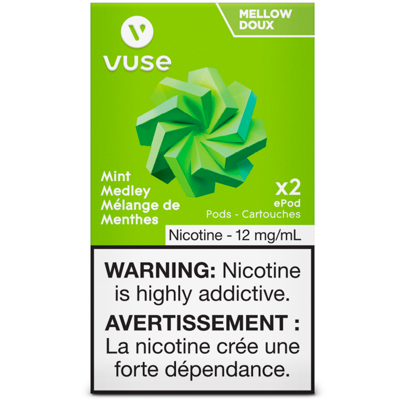 VUSE MINT MEDLEY 12MG ePOD POD MISTER VAPOR