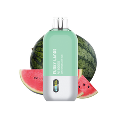 #1 VAPE SHOP NEAR ME FUNKY LANDS WATERMELON ICE DISPOSABLE VAPE (10000 PUFFS) MISTER VAPOR CANADA