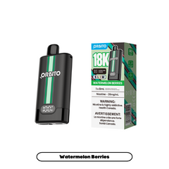 Orbito Slim Disposable Vape - Watermelon Berries, 18k Puffs
