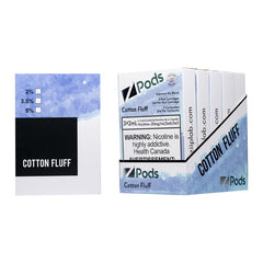 NEW Z PODS COTTON FLUFF 2% SUPREME NIC