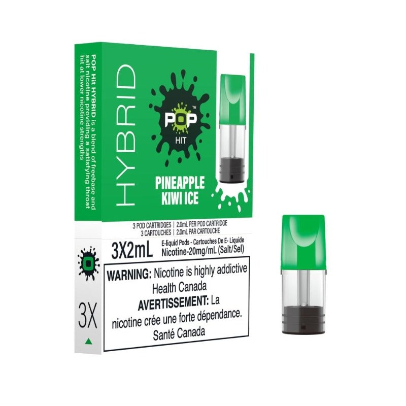 POP PODS PINEAPPLE KIWI ICE HYBRID 2% MISTER VAPOR