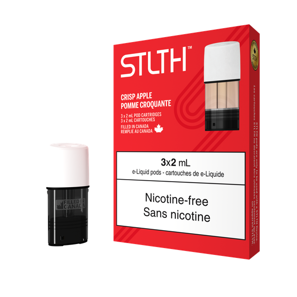 STLTH NICOTINE FREE CRISP APPLE PODS (3PK)