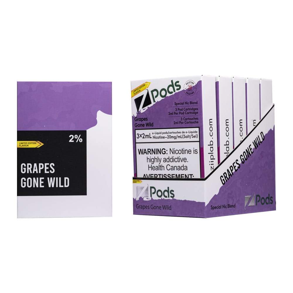 Z PODS GRAPES GONE WILD 2% SUPREME NIC