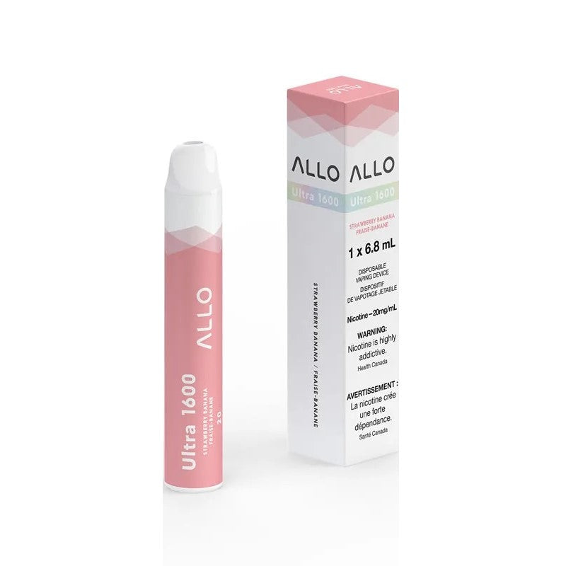 ALLO ULTRA 1600 STRAWBERRY BANANA MISTER VAPOR