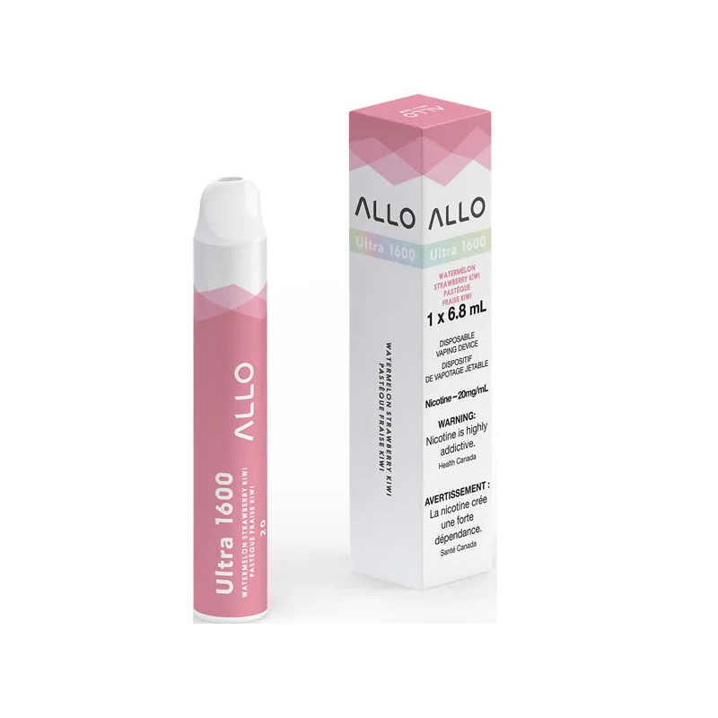 ALLO ULTRA 1600 WATERMELON STRAWBERRY KIWI MISTER VAPOR