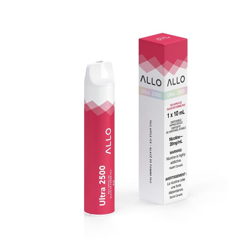 ALLO ULTRA 2500 FUJI APPLE ICE DISPOSABLE mister vapor