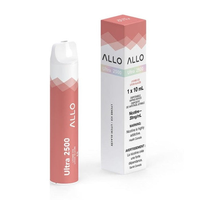 ALLO ULTRA 2500 LYCHEE ICE DISPOSABLE mister vapor