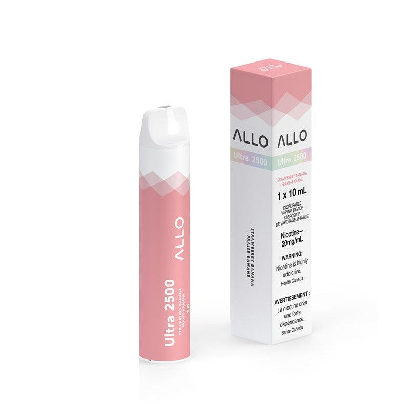 ALLO ULTRA 2500 STRAWBERRY BANANA DISPOSABLE mister vapor