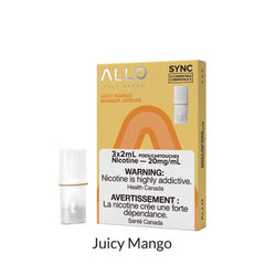 ALLO SYNC JUICY MANGO (3PK) (STLTH COMPATIBLE) MISTER VAPOR TORONTO BURLINGTON