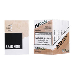 Z PODS BEAR FOOT 2% SUPREME NIC MISTER VAPOR