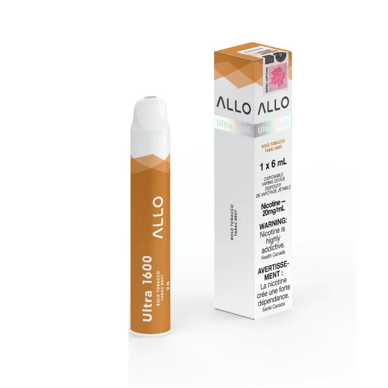 BUY ALLO ULTRA 1600 BOLD TOBACCO AT MISTER VAPOR TORONTO