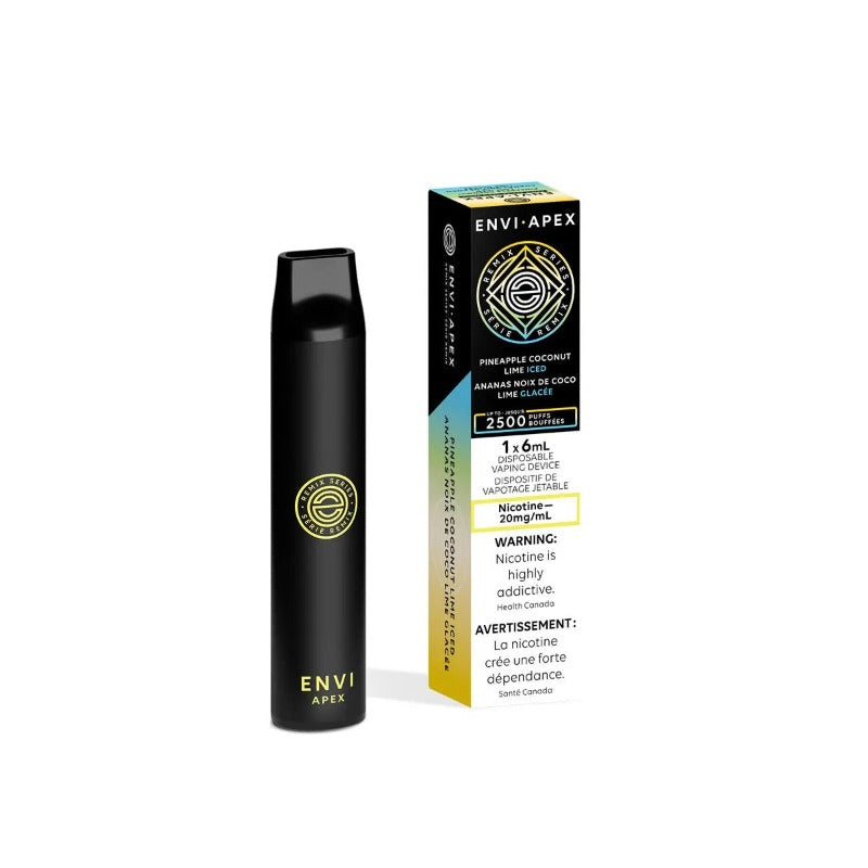 ENVI APEX PINEAPPLE COCONUT LIME ICED DISPOSABLE VAPE STICK MISTER VAPOR