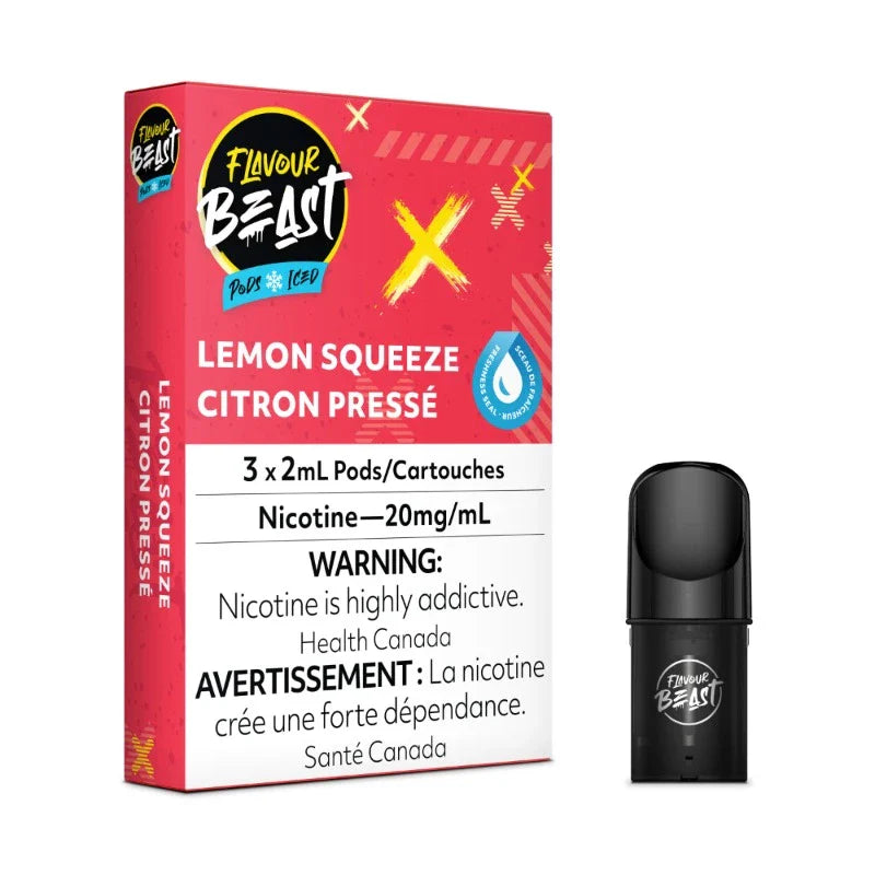 buy FLAVOUR BEAST LEMON SQUEEZE POD mister vapor