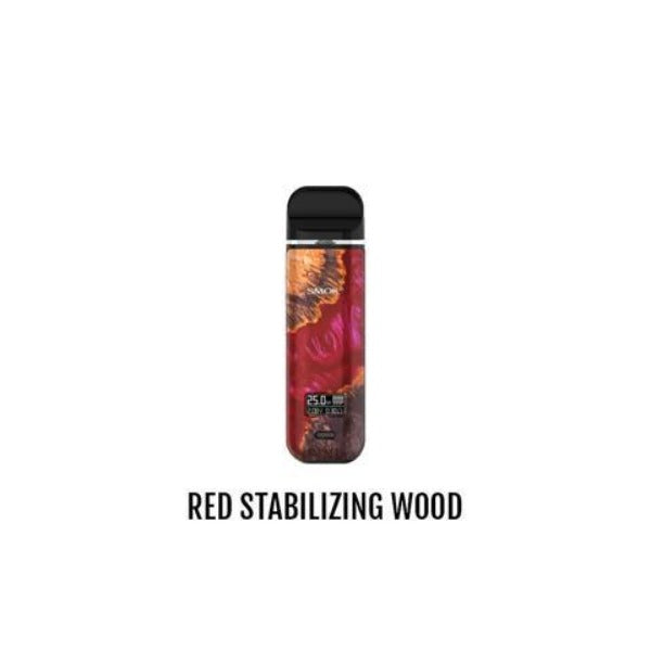 smok novo x red stabilizing wood mistervapor