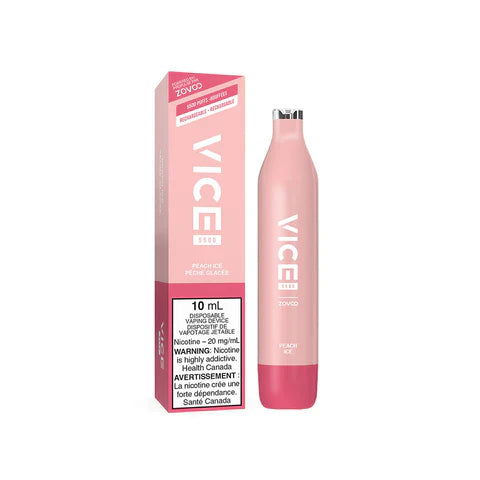 VICE 5500 PEACH ICE DISPOSABLE MISTER VAPOR