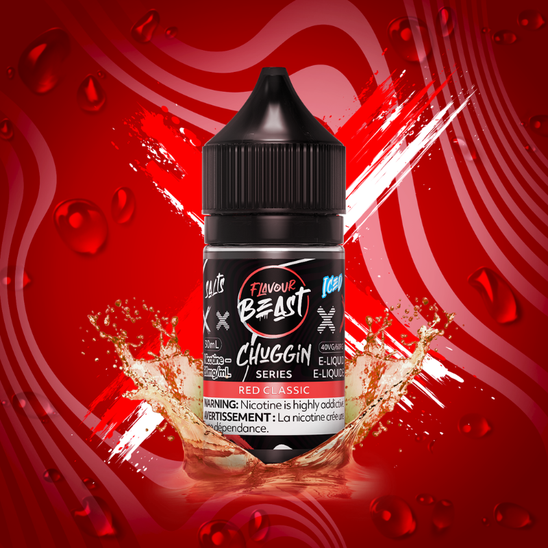 Red Classic - Each inhale delivers a burst of effervescent cola sweetness, perfectly balanced by a frosty finish that cools your senses. Free Same-day and next day delivery within the zone and express shipping GTA, Aurora, Scarborough, Brampton, Etobicoke, Mississauga, Markham, Richmond Hill, Ottawa, Oshawa, Vaughan, Toronto, York, North York, Newmarket, Burlington, Oakview, Ajax, Whitby, Courtice, Pickering, Barrie, London, Kingston, Hamilton, Halifax, St. John's, Fredericton, Ontario, Milton, Pearson