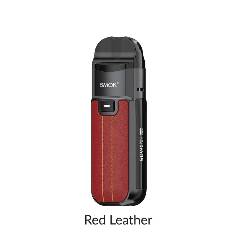 SMOK NORD 50W POD KIT [CRC] RED LEATHER MISTER VAPOR