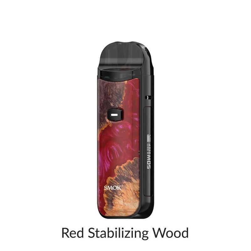 SMOK NORD 50W POD KIT [CRC] RED STABILIZING WOOD MISTER VAPOR