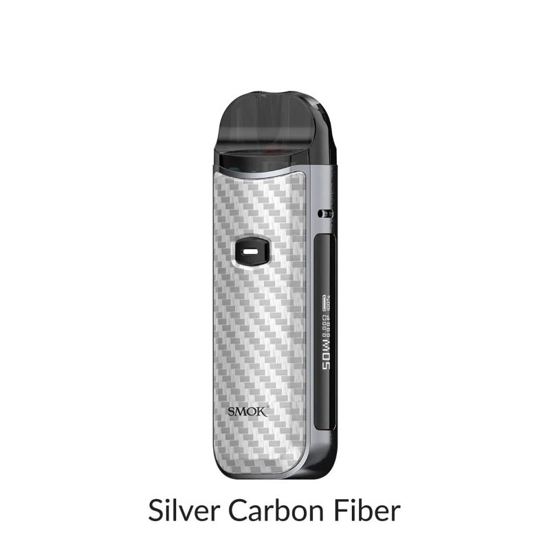 SMOK NORD 50W POD KIT [CRC] SILVER CARBON FIBER MISTER VAPOR