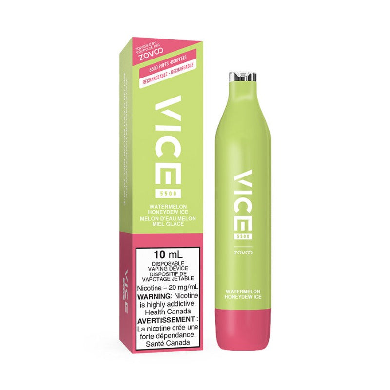 VICE 5500 WATERMELON HONEYDEW ICE DISPOSABLE MISTER VAPOR