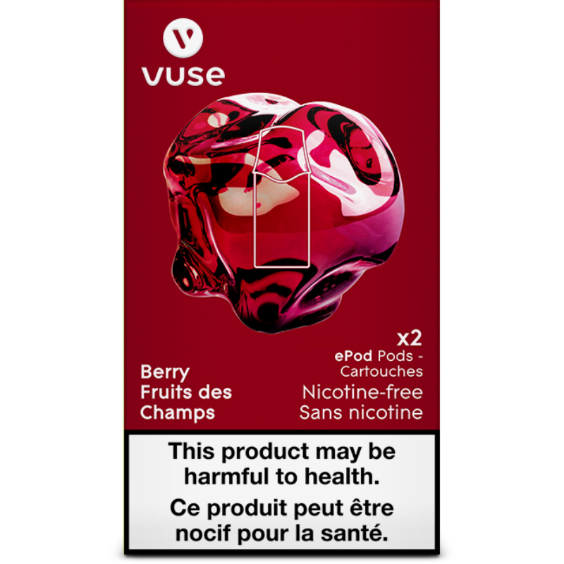 NICOTINE FREE VUSE BERRY ePOD POD MISTER VAPOR TORONTO, ONTARIO CANADA