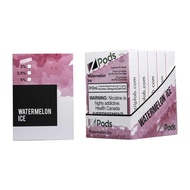 Z PODS WATERMELON ICE 2% SUPREME NIC mister vapor