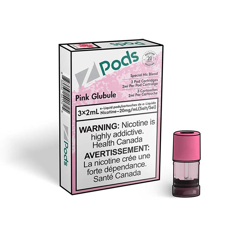 Z Pods Pink Gluble: Indulge in the rich, buttery flavour that blends the nostalgic sweetness. A match made in sugary heaven.